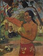 Paul Gauguin Woman Holdinga Fruit Germany oil painting artist